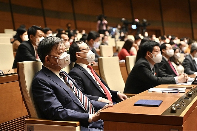 Quốc hội thông qua cơ cấu số lượng thành viên Chính phủ khóa XV (Ảnh: Hồng Phong/Zing)