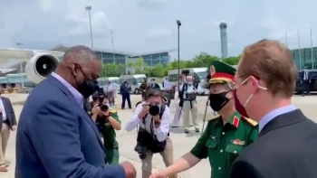 Video: Bộ trưởng Quốc phòng Mỹ Lloyd Austin bắt đầu thăm chính thức Việt Nam