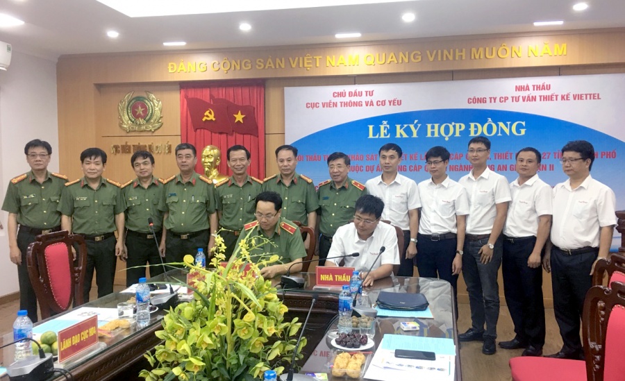 viettel xay dung mang cap quang lon nhat cho bo cong an