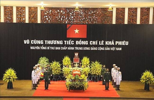 Lễ Quốc tang nguyên Tổng Bí thư Lê Khả Phiêu