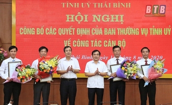 Bổ nhiệm nhân sự mới Thái Bình, Nghệ An, Hà Tĩnh