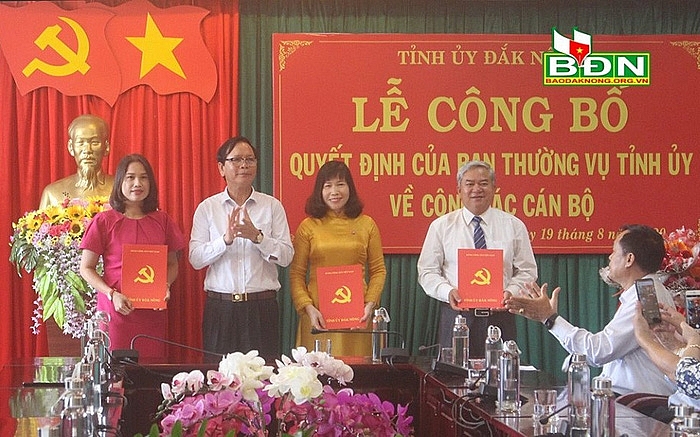 tphcm dak nong bac lieu bo nhiem nhan su lanh dao moi