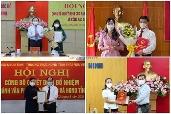 Bổ nhiệm nhân sự, lãnh đạo mới tại Quảng Ninh, Thái Nguyên