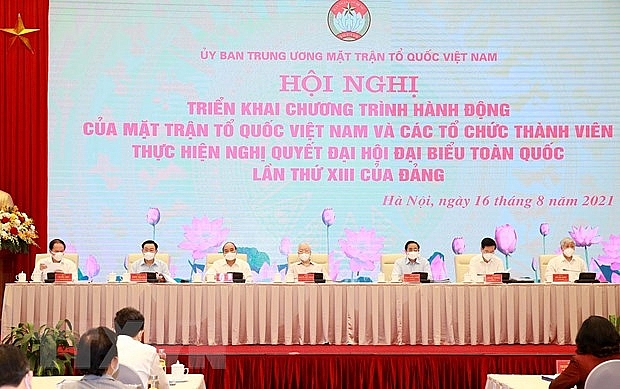 Tổng Bí thư dự Hội nghị toàn quốc Chương trình hành động của MTTQ | Chính trị | Vietnam+ (VietnamPlus)