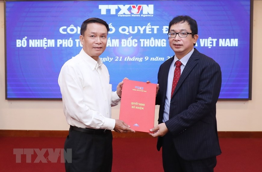 Ông Nguyễn Tuấn Hùng giữ chức Phó Tổng Giám đốc TTXVN