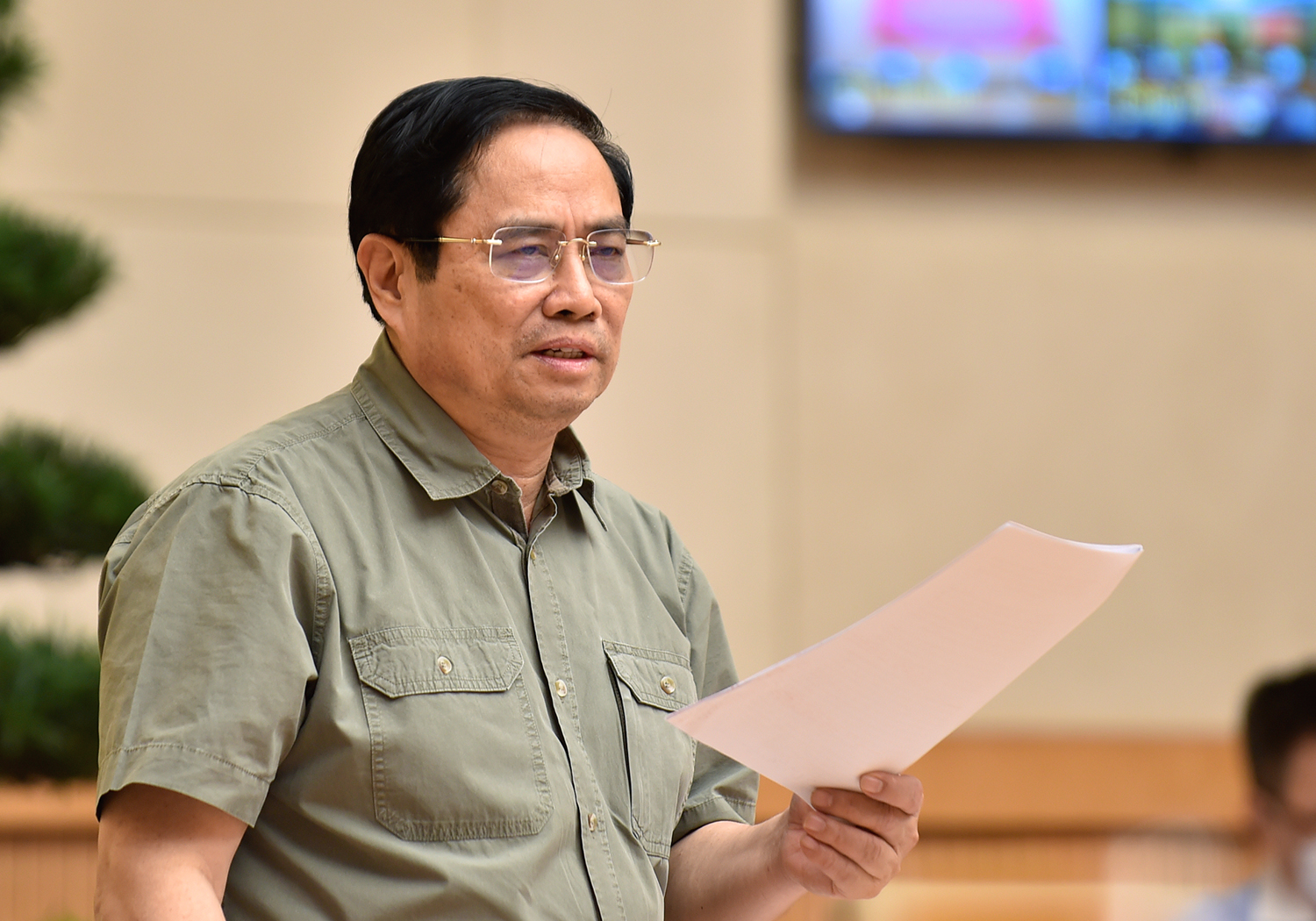 Thủ tướng Phạm Minh Chính: Tránh chủ quan, nóng vội muốn nới lỏng giãn cách