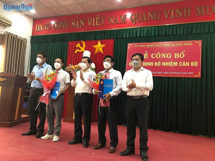 Hà Tĩnh, An Giang, Quảng Ngãi bổ nhiệm hàng loạt nhân sự, lãnh đạo mới