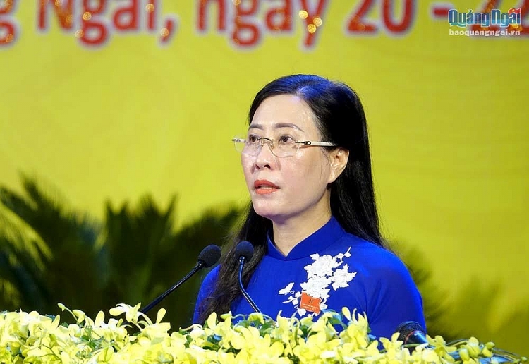 Bà Bùi Thị Quỳnh Vân tái cử Bí thư Tỉnh ủy Quảng Ngãi