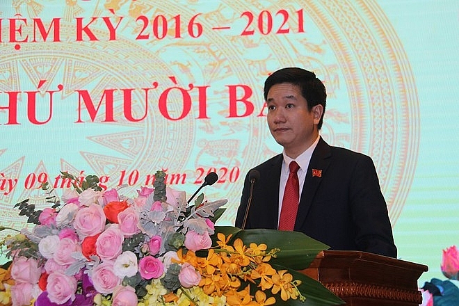 Tân Chủ tịch UBND quận Nam Từ Liêm Nguyễn Huy Cường (Ảnh: ANTĐ)