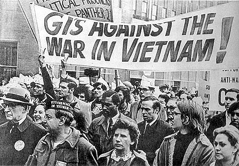 Nhân dân Mỹ xuống đường biểu tình chống chiến tranh ở Việt Nam