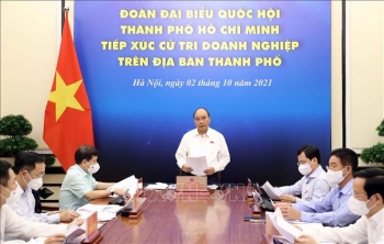 Chủ tịch nước Nguyễn Xuân Phúc tiếp xúc cử tri doanh nghiệp TP.HCM Chủ tịch nước Nguyễn Xuân Phúc tiếp xúc cử tri doanh nghiệp TP.HCM