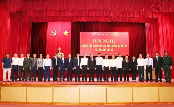 hai phong quang ninh thanh hoa kien toan nhan su bo nhiem lanh dao moi