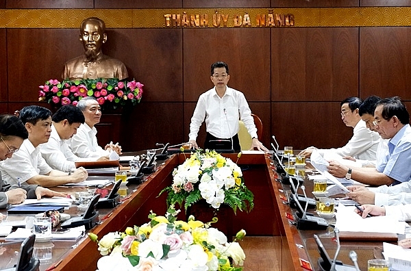 Hội nghị về công tác cán bộ của Thành ủy Đà Nẵng (Ảnh: VGP/Thế Phong)