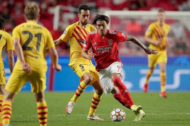 Link xem trực tiếp Barcelona vs Benfica (03h00, 24/11) - vòng bảng Champions League 2021/22