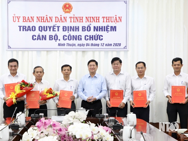 Bổ nhiệm nhiều lãnh đạo mới Ninh Thuận và Bình Phước