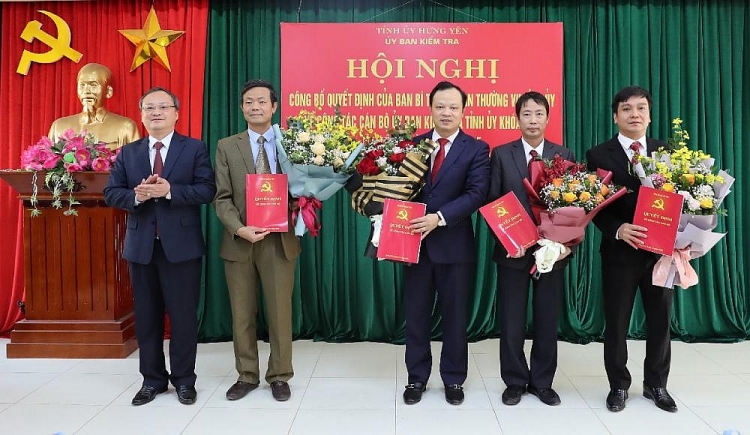 Hưng Yên, Hà Tĩnh, Quảng Bình điều động, bổ nhiệm lãnh đạo mới