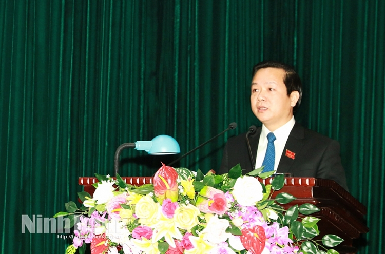 Ông Phạm Quang Ngọc, tân Chủ tịch UBND tỉnh Ninh Bình (Ảnh: Báo Ninh Bình)