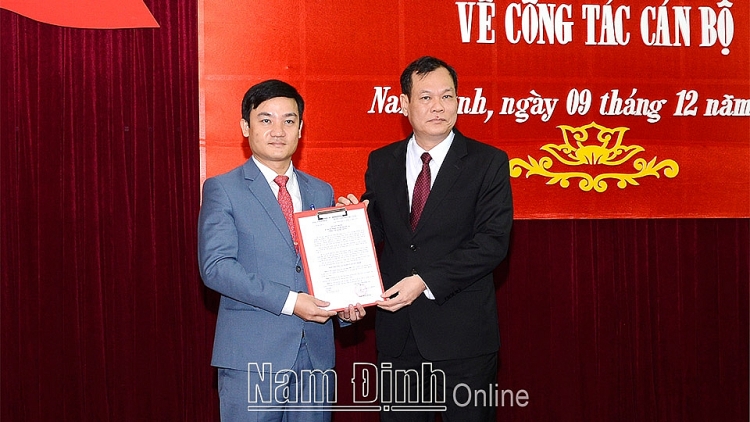 Lạng Sơn, Điện Biên, Nam Định bổ nhiệm nhân sự, lãnh đạo mới