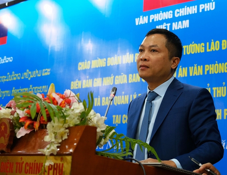 Ông Nguyễn Hồng Sâm, Tổng Giám đốc Cổng TTĐT Chính phủ, Tổng Biên tập Báo điện tử Chính phủ (Ảnh: VGP/Hà Chính)