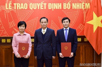 tin bo nhiem nhan su moi ban tuyen giao trung uong bo ngoai giao bo tai chinh