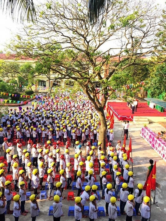 Vĩnh Phúc: Trường Tiểu học Bá Hiến B tích cực xây dựng “Trường học hạnh phúc”