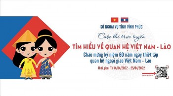 Vĩnh Phúc phát động cuộc thi trực tuyến “Tìm hiểu về quan hệ Việt Nam - Lào”