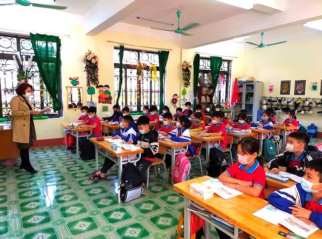 Trường Tiểu học Sơn Lôi B (Vĩnh Phúc) nỗ lực xây dựng “Trường học hạnh phúc”