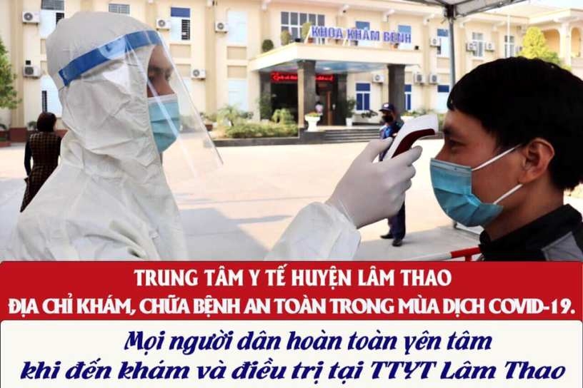 TTYT huyện Lâm Thao: Thực hiện tốt mục tiêu kép phòng chống dịch Covid-19, nâng cao chất lượng khám chữa bệnh
