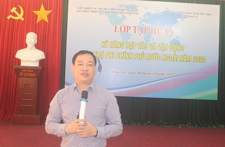 Phú Thọ: Tập huấn kỹ năng hợp tác, vận động viện trợ PCPNN cho gần 100 cán bộ làm công tác đối ngoại