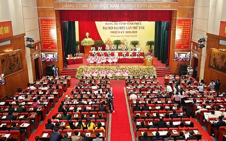 Vĩnh Phúc: Khai mạc Đại hội đại biểu Đảng bộ tỉnh lần thứ XVII nhiệm kỳ 2020 – 2025