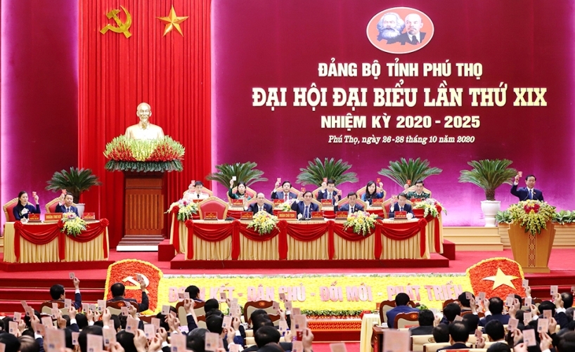 Phú Thọ: Khai mạc Đại hội Đảng bộ tỉnh Phú Thọ nhiệm kỳ 2020 - 2025