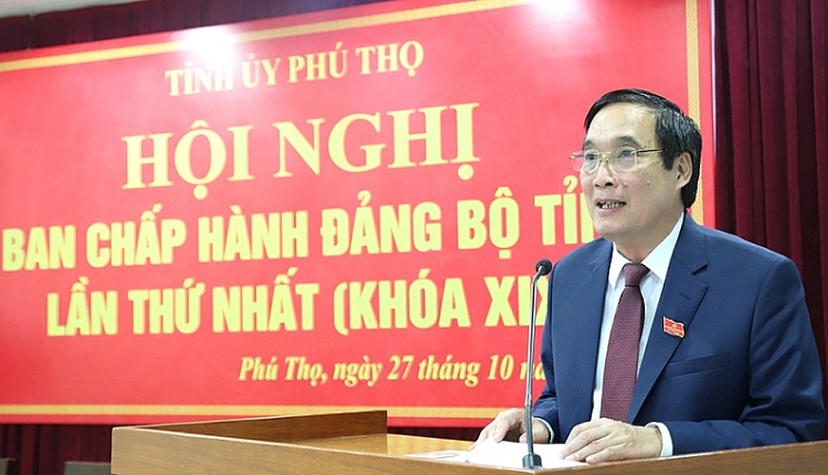 Ông Bùi Minh Châu tái đắc cử Bí thư Tỉnh ủy Phú Thọ với số phiếu tuyệt đối
