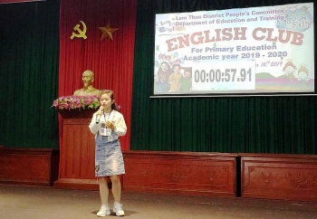 phu tho soi noi giao luu cac cau lac bo tieng anh hs tieu hoc huyen lam thao