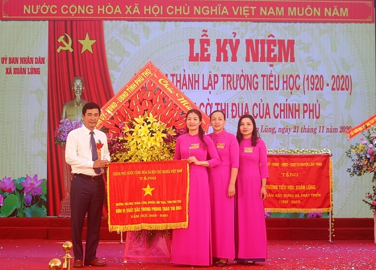 Phú Thọ: Trường Tiểu học Xuân Lũng 100 năm xây dựng và phát triển