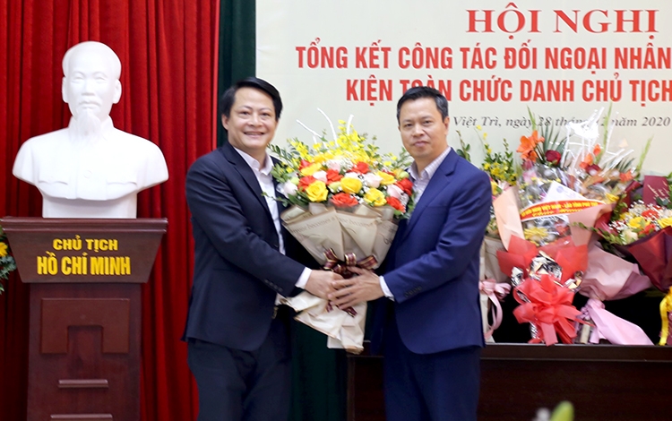 Ông Dư Văn Quảng được bầu làm Chủ tịch Liên hiệp các tổ chức hữu nghị tỉnh Phú Thọ