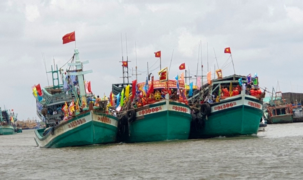 Cà Mau: Tưng bừng Lễ hội truyền thống Nghinh Ông Sông Đốc