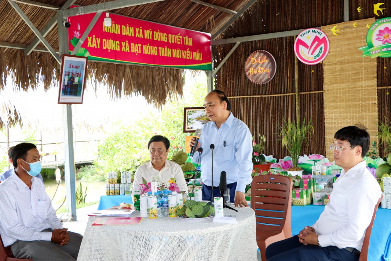 Chủ tịch nước Nguyễn Xuân Phúc đánh giá cao mô hình Hội quán tại Đồng Tháp