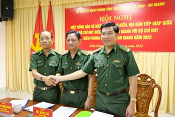 An Giang - Kiên Giang - Cà Mau ký kết hiệp đồng bảo vệ biên giới, vùng biển Tây Nam