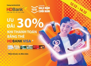 uu dai hoan tien len den 30 tren lazada khi su dung the hdbank