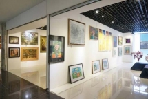 don xuan voi cho tranh tet art