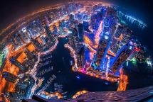 khung canh tp dubai ve dem dep ngoai suc tuong tuong