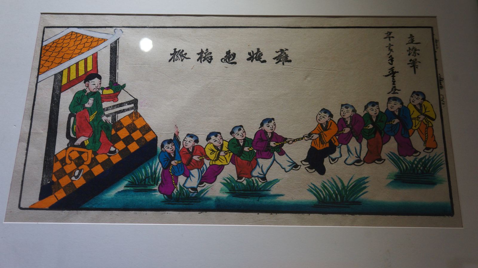 tranh dan gian viet nam thu choi tao nha ngay tet qua trien lam net xuan