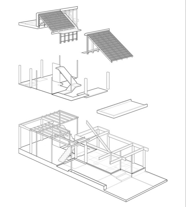 ngoi nha nua mai doc dao o vinh long duoc tap chi kien truc archdaily het loi khen ngoi