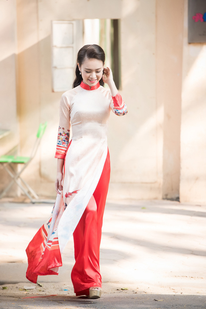 co gai vang cua hoa hau viet nam duyen dang va yeu kieu