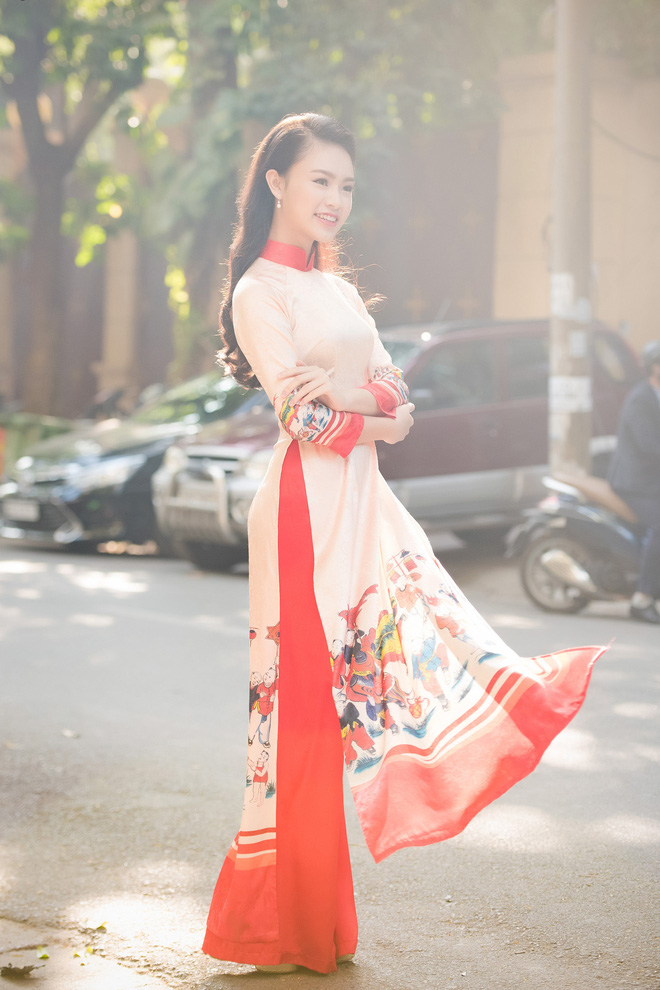 co gai vang cua hoa hau viet nam duyen dang va yeu kieu