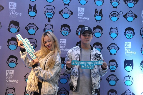 hoa hau my linh mc phan anh chung tay quyet sach cho ha noi quyet xanh