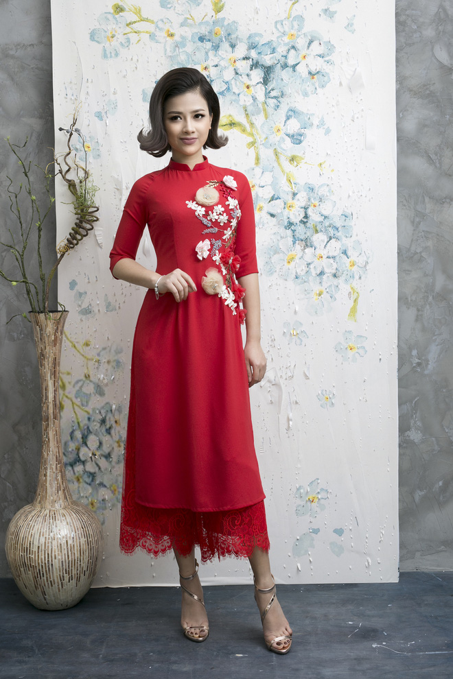 duong hoang yen xinh dep trong trang phuc ao dai