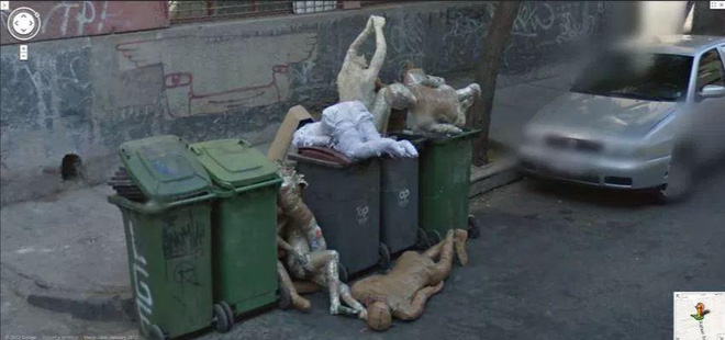 nhung buc hinh vo tinh duoc google maps chup lai khien nguoi xem hoang so