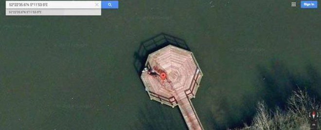 nhung buc hinh vo tinh duoc google maps chup lai khien nguoi xem hoang so