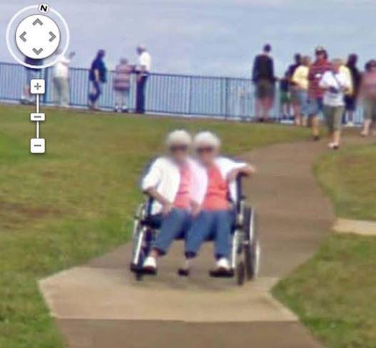 nhung buc hinh vo tinh duoc google maps chup lai khien nguoi xem hoang so